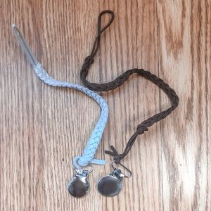 Homemade Etsy pacifier clips